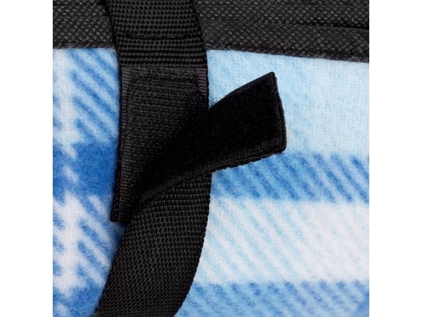 Spokey Picnic Flannel, 130 x 150 cm, Blå, Mønster, Polyester, Skum