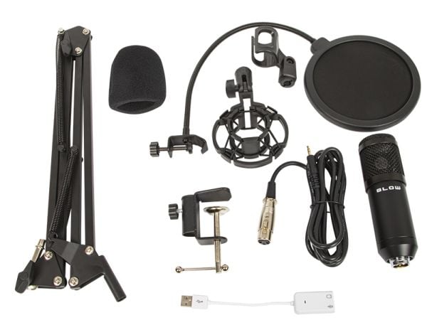 BLOW 33-052#, Studiomikrofon, -34 dB, 20 - 20000 hz, 1000 O, 130 dB, Rotations-