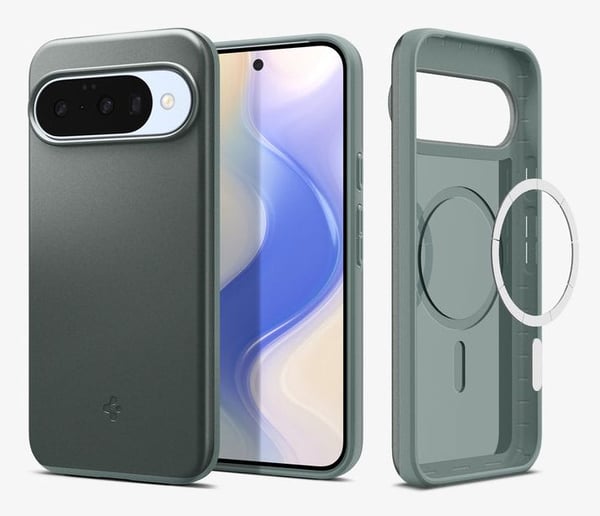 Spigen ACS09701, Suojus, Google, Google - Pixel 10 Pro Google - Pixel 10, 16 cm (6.3"), Tummanvihreä