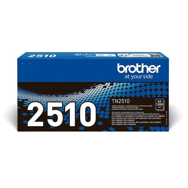 Brother TN-2510 - Høykapasitets - svart - original - boks