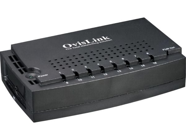 OvisLink EVO-FSH16C, Fast Ethernet (10/100)