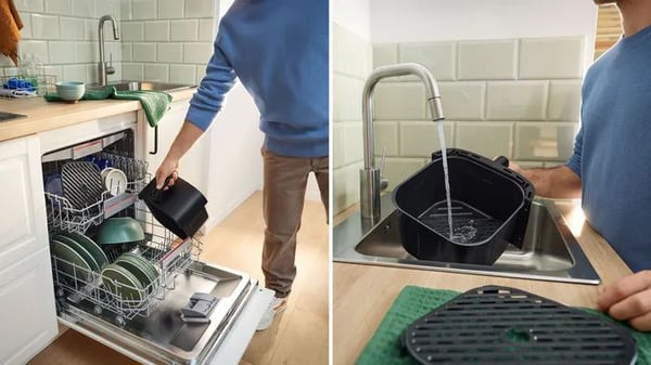 Bosch Serie 4 MAFS2462B, Varmluftsfritös, 6,1 l, 0,4 kg, 40 ° C, 200 ° C, 4 personer