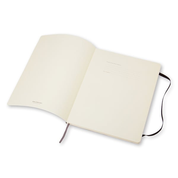 Moleskine 978-88-8370-722-3, Monokromatisk, Svart, Matt, Linjerte ark, Mykt omslag, Voksen