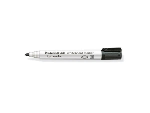 Staedtler 351, 1 kpl, Musta, Pyöreä pää, Musta, Valkoinen, Valkoinen, Polypropeeni (PP)