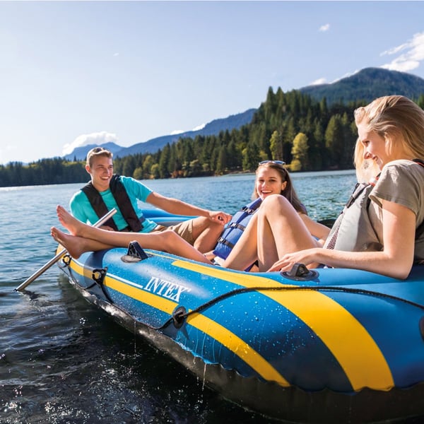 Intex 68370NP, Resor/fritid, Gummibåt, Multifärg, PVC, 3 personer, 320 kg