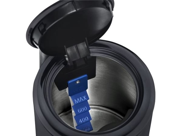 WMF KITCHENminis 0413140071, 0,8 L, 1800 W, Musta, Ruostumaton teräs, Veden tason ilmaisin, Ylikuumenemissuoja