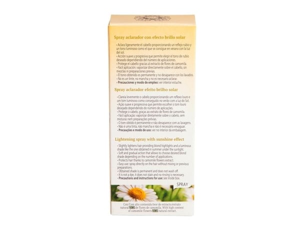 Intea Camomila Blond highlight hår-lotion spray 100 ml
