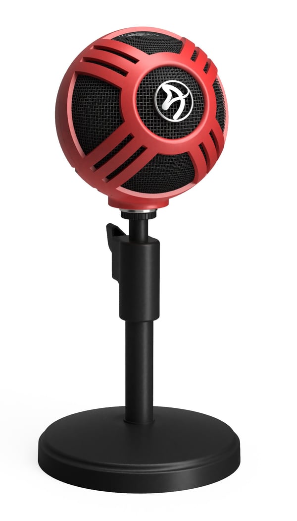 Arozzi Sfera - Mikrofon - USB - rød