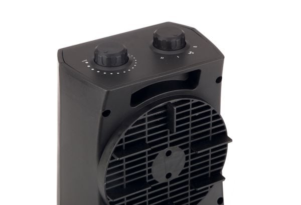 JATA TV74, Elektrisk värmefläkt, inomhus, Bord, Golv, Bord, Svart, Rotations-, 2000 W