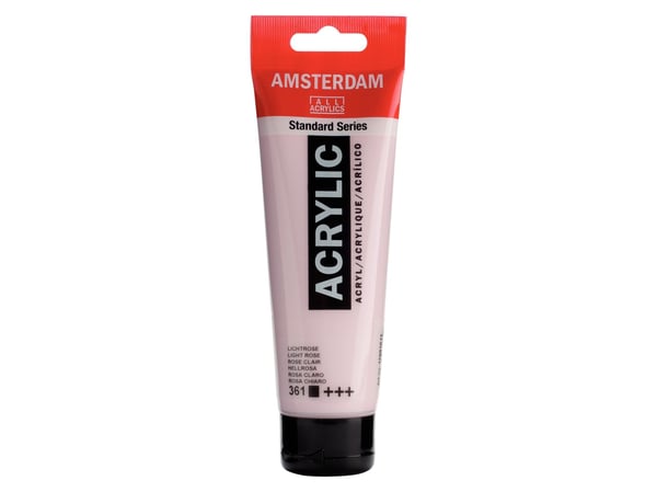 Amsterdam Standard Series akrylglasrör Light Rose 361