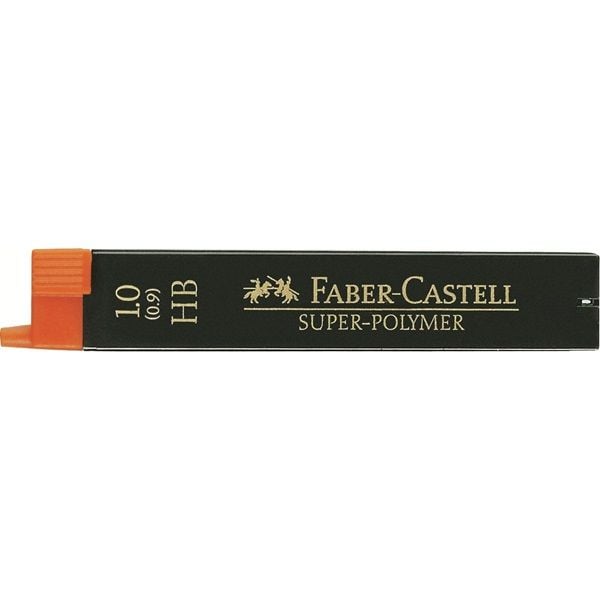Faber-Castell Super-Polymer - Bly for blyant - HB - 1 mm (en pakke 12) - for TK-FINE VARIO L