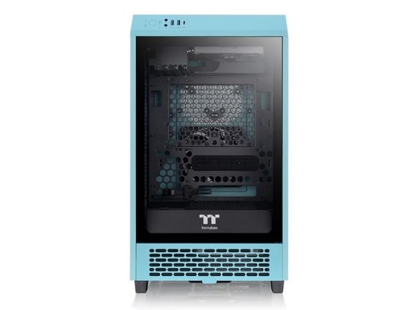 Thermaltake The Tower 200 -kotelo, Mini-ITX, turkoosi, karkaistu lasi