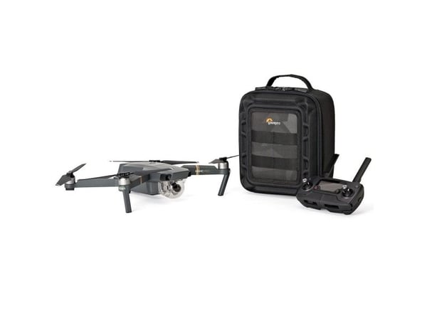 Lowepro DroneGuard CS 150, Kova kotelo, Musta, Yksivärinen, Vetoketju, 195 mm, 120 mm