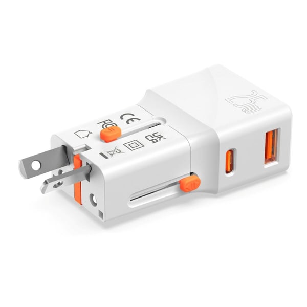 4smarts 541646, inomhus, AC, 12 V, Orange, Vit