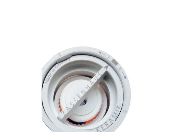 Zassenhaus Aachen, Suolamylly, Ruostumaton teräs, Akryyli, Ruostumaton teräs, Keraaminen, 58 mm, 180 mm