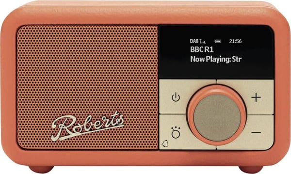 Roberts Radio Revival Petite 2, Bärbar, Digital, DAB, DAB+, FM, 3,5 mm, Orange, Batteri