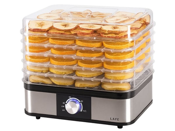 Lafe NutriDry, rustfritt stål, svart, plast, rustfritt stål, 250 W, 220–240 V, 50/60 Hz, 1 stk