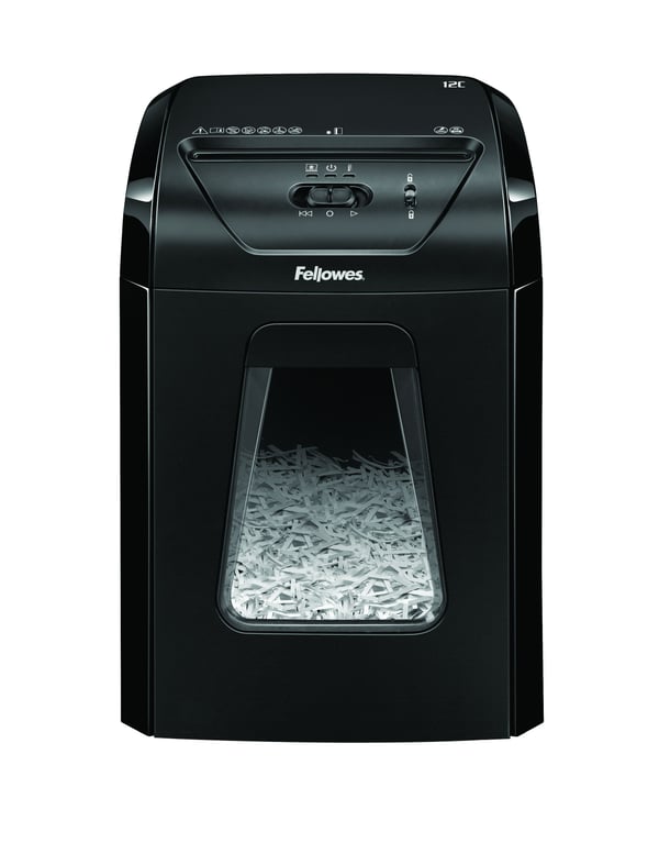 Fellowes Powershred 12C - Makulator - tverrkutt - 4 x 40 mm - P-4