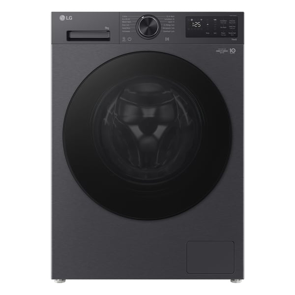 LG F2X50S9TBB frontmatet vaskemaskin 9 kg, klasse A, 60 cm, matt svart