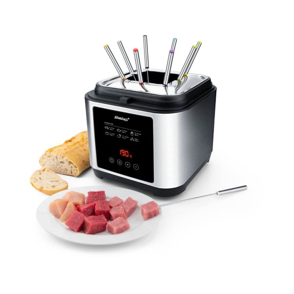 Steba DF 150F Färg: rostfritt stål svart, fritös, 2,5 L, 0,8 kg, 190 °C, 120 min., Enkelt