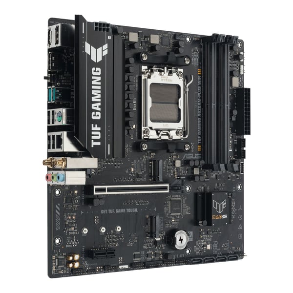 ASUS TUF GAMING A620AM-PLUS WIFI - Moderkort - micro ATX - Socket AM5 - AMD A620A Chipuppsättning - USB 3.2 Gen 1, USB-C 3.2 Gen 1, USB 3.2 Gen 2 -...