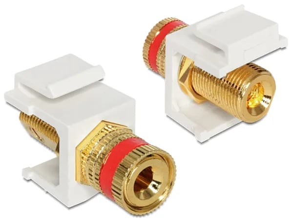 DeLOCK 86304, Kulta, Punainen, Valkoinen, 16,3 mm, 28,8 mm, 22,3 mm