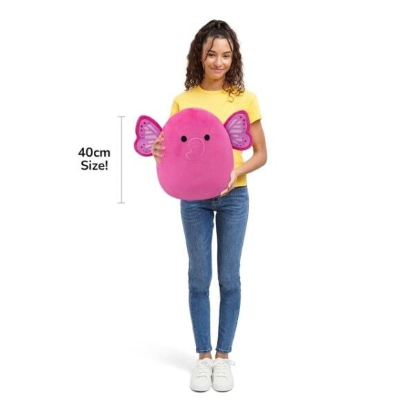 SQUISHMALLOWS 40 CM P25 EVELYN SOMMFUGL ELEFANT