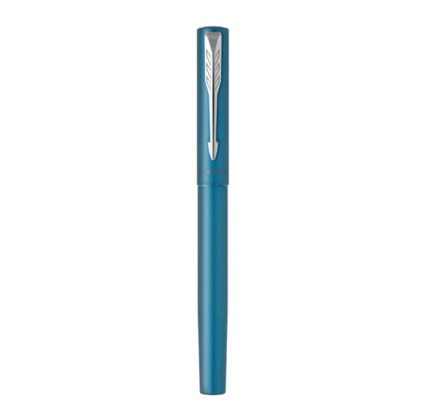 Parker Vector XL, Tynn penn, Teal, Rustfritt stål, Kromfarget, 1 stykker