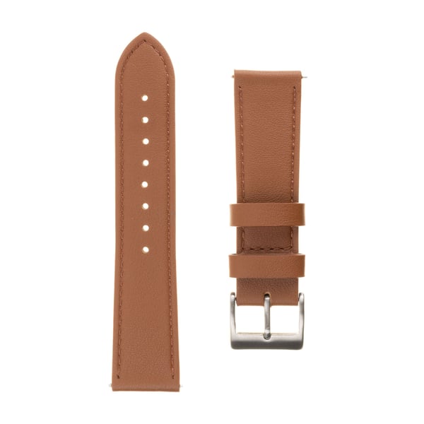 FIXED - KlocKräm för smart klocka - 22mm, leather - 165 - 215 mm - brun