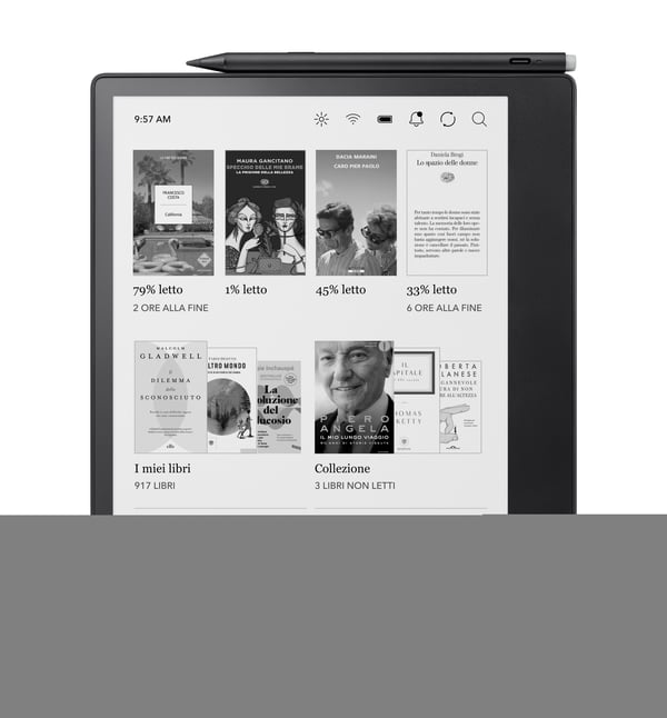 Kobo Elipsa - e-kirjanlukija - kosketusnäyttö