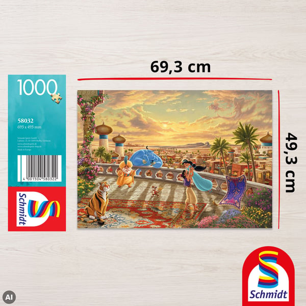 Schmidt Spiele 58032, 1000 styck, Tecknade serier, 12 År