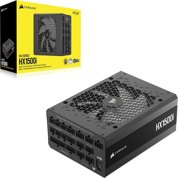 Corsair HX1500i (2025), 1500 Watt, ATX 3.1, PCIe 5.1, Cybenetics PLATINUM, C20