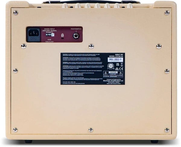 Blackstar Debut 30E – 30 Watt, 1x10" kombinationsförstärkare - Creme