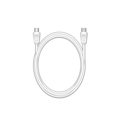 MediaRange MRCS163, 3 m, Koaks, Koaks, Hvit