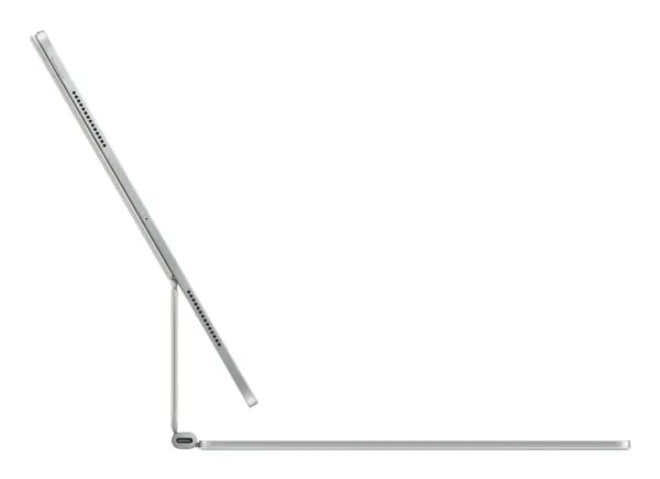 Apple Magic Keyboard - Tangentbord och foliefodral - med pekdyna - bakgrundsbelyst - Apple Smart connector - QWERTY - internationell engelska - vit