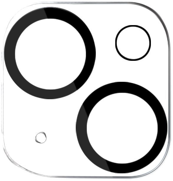 eSTUFF Titan Shield - Linsebeskytter for mobiltelefon - gjennomsiktig - for Apple iPhone 13, 13 mini