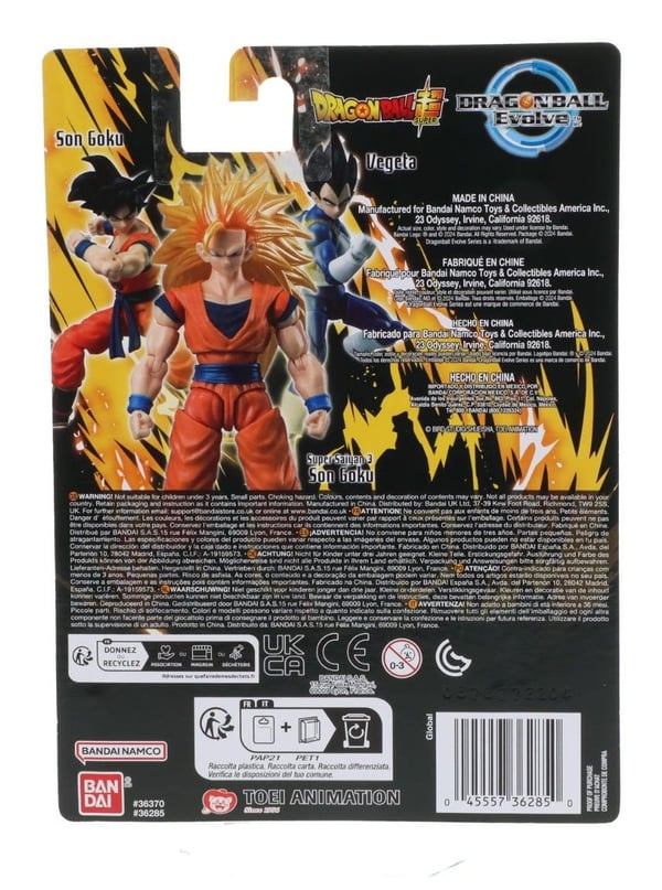 Bandai Super Saiyan, 4 vuosi/vuosia, Oranssi