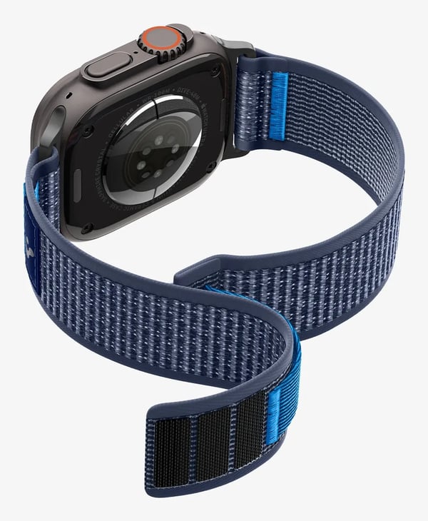 Spigen Athlex Air 2, Yhtye, Älykello, Laivasto, Apple, Apple - Apple Watch Ultra 3 (49mm), Apple - Apple Watch Ultra 2 (49mm), Apple - Apple Watch ...
