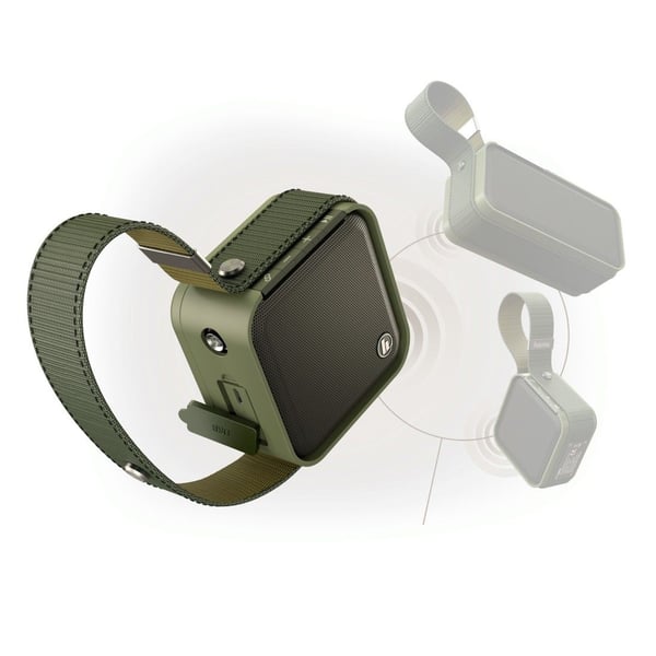 Hama "Soldier-S" - Høyttaler - for bærbar bruk - trådløs - Bluetooth - oliven