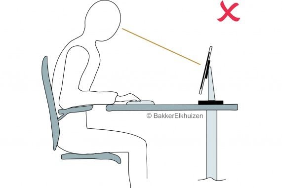 BakkerElkhuizen Space-arm, 14 kg, 75 x 75 mm, 100 x 100 mm, Höjdjustering, Gjuten aluminium