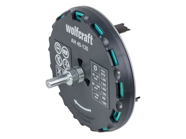 wolfcraft GmbH 5977000, Pora, Pyöreä poranterä, Oikea kierto, Kipsilevy, vaneri, havupuu, paneeli, 8,5 mm, 3 cm