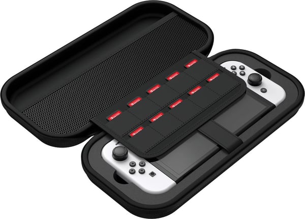 Venom VS4933, Hardshell case -kotelo, Nintendo, Musta, Vaahto, Nintendo Switch, Nintendo Switch 2, Nintendo Switch Lite, Nintendo Switch OLED, Pudo...