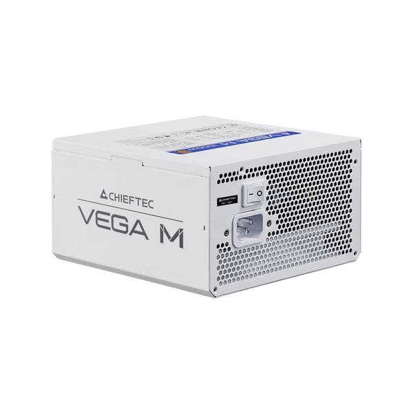 Chieftec VEGA M PPG-850-CW - Virtalähde (sisäinen) - ATX12V 3.1/ EPS12V - 80 PLUS Gold - AC 100-240 V - 850 Watt - aktiivinen PFC - valkoinen
