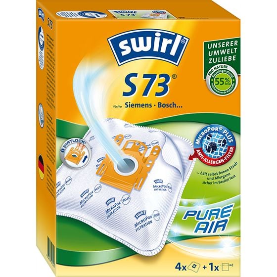 Swirl S73 Dammsugarpåsar - 4-pack