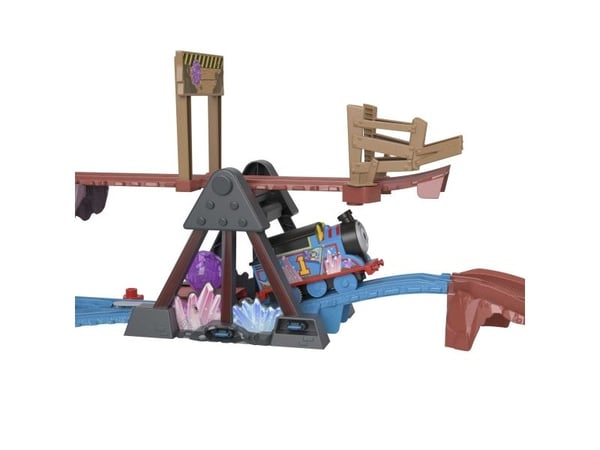 Fisher-Price Thomas & Friends Crystal Caves Adventure Set, Juna ja ratasetti, 3 vuosi/vuosia, AAA, Muovi, Monivärinen