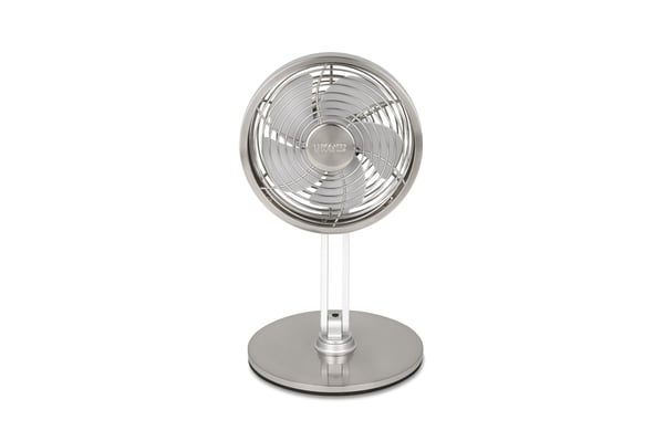 Unold 86705 Akku-Tischventilator STEEL FLEX, Kromfarget, 14 cm, 1 vifter, 12 timer, 4 W, 5 timer