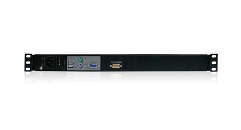 IOGEAR GCL1800 17" LCD Console - KVM-konsol - PS/2, USB - 17" - kan monteras i rack - 1280 x 1024 - VGA - 1U - TAA-kompatibel