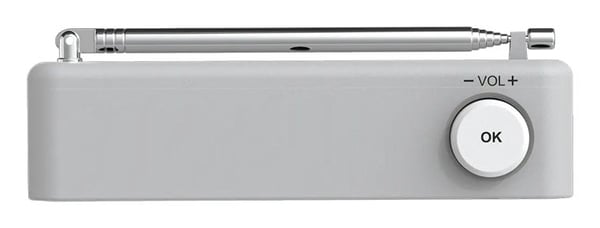 Kenwood CR-M25DAB-W kannettava DAB+/FM-radio 3,2 W, valkoinen