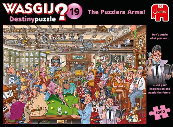 Wasgij Destiny 19 1000 pcs, 1000 styck, Serietidning, 12 År