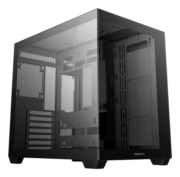 DeepCool CG530 datorchassi ITX/Micro-ATX/ATX, härdat glas, svart
